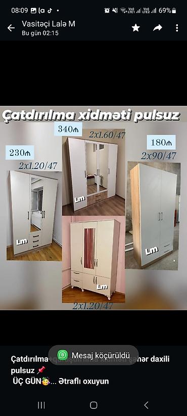*Çatdırılma+quraşdırılma xidməti şəhər daxili pulsuz* 📌 *ÜÇ GÜN🥳*