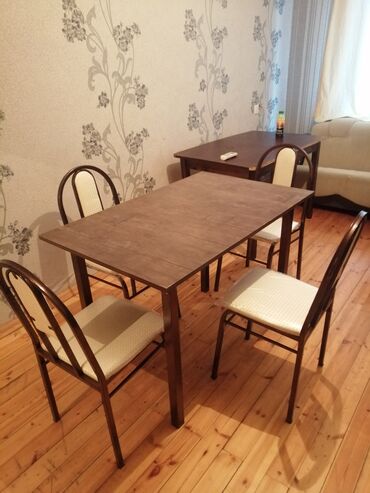 Masa və oturacaq dəstləri: Stol stul desti anbardan satiş var Modellər coxdur Rəng secimi etmək — 2