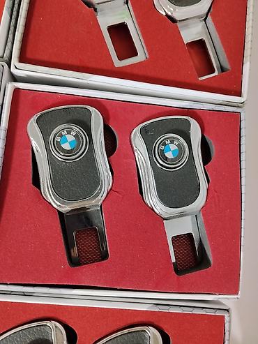 Заглушки-фиксатор ремня безопасности для автомобилей BMW (пара). -