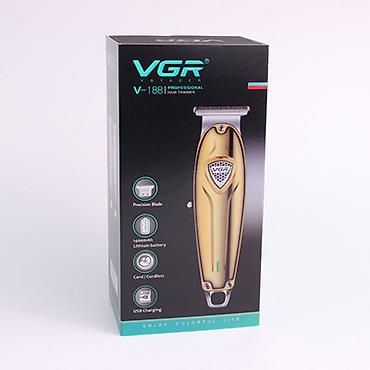 slayzer makinesi: Profissional Trimmer VGR 188 - 6000RPM /1400mAh / 240 Dəqiqə / — 9
