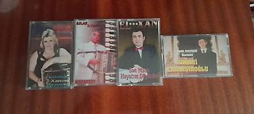 disk satisi: Kolleksionerlər üçün audio kasetlər satılır. Biri 5 manat. Yalnız — 3