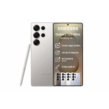 ремонт телефонов xiaomi бишкек: Samsung Galaxy S25 Ultra, Б/у, 256 ГБ, цвет - Золотой, 2 SIM