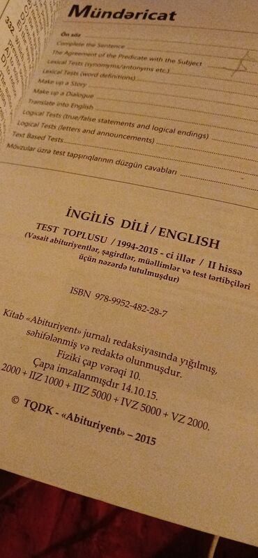 İngilis dili: İngilis dili 9-cu sinif, 2018 il, Ünvandan götürmə — 35