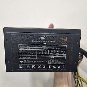 бу блок питания для компьютера: Блок питания, Новый, DeepCool, 600 Вт, Bronze, 600 Вт — 1