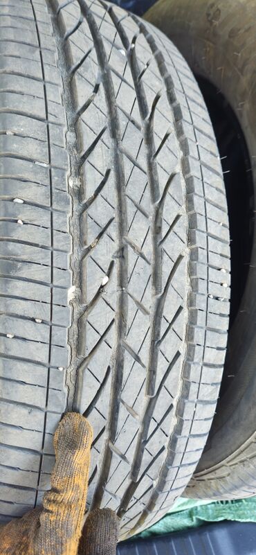 Шины: Шины 225 / 65 / R 17, Всесезонная, Б/у, Комплект, Bridgestone — 12