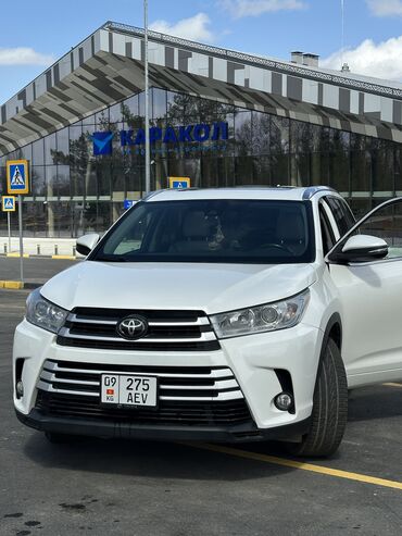 оор жук ташуучу уналар: Toyota Highlander: 2017 г., 3.5 л, Автомат, Бензин, Внедорожник