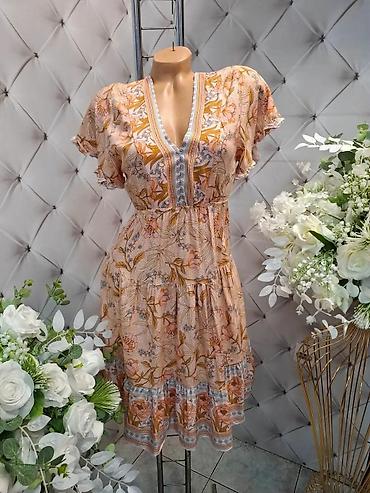 Haljine: Boho letnja haljina sa printom – više boja - Kroj: midi dužina — 10