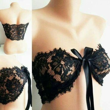crop top c a: XL (EU 42), Single-colored, color - Black