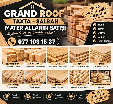 Dam işləri: GRAND ROOF DAM ORTUKLERİ VE TAXDA ŞALBAN MATERALARİ XİDMETNZDEYİK — 1