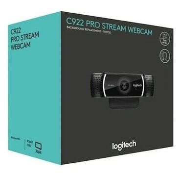 kompüter keys: Logitech C922 Pro Stream veb-kamerası, yüksək keyfiyyətli video axını