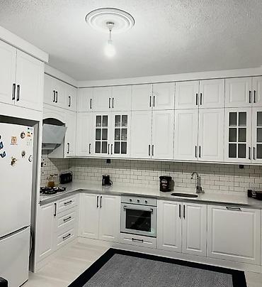 Sifarişlə mətbəx mebeli: Sifarişlə mətbəx dəsti, Özü çəkən petlələr, MDF, Kredit yoxdur, Pulsuz çatdırılma — 4