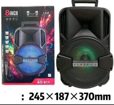 ram memorija za laptop ddr3: Prenosni Bluetooth zvučnik modela AO-811, veličine 8 inča. Ima