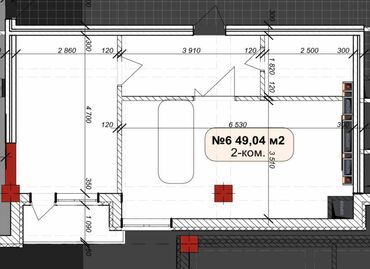 Продажа квартир: 2 комнаты, 48 м², 7 этаж