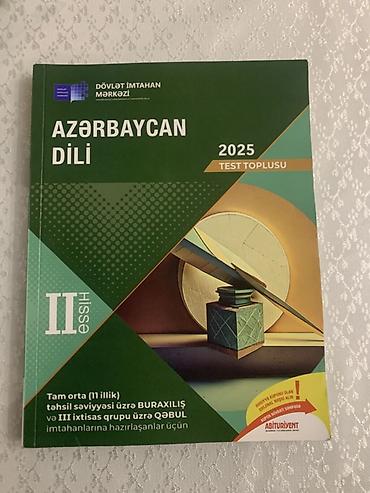 Книги и журналы: Məhsul: “Azərbaycan dili – 2025 Test Toplusu”, II hissə İdeal — 1
