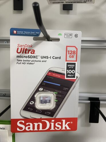 Mobil telefonlar üçün digər aksesuarlar: SanDisk brendinin orijinal micro kartları 16 Gb-9 azn 32 Gb-10 azn 64