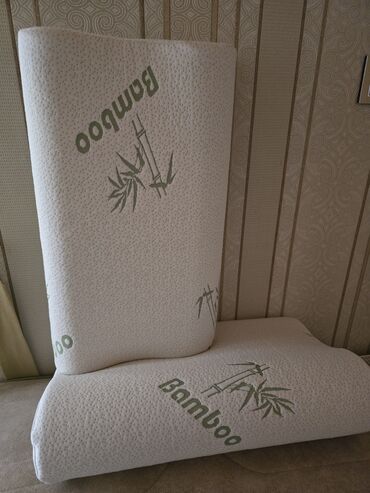 Balışlar, yastıqlar: Yuxu üçün Yeni Ortopedik Bamboo Yastıq