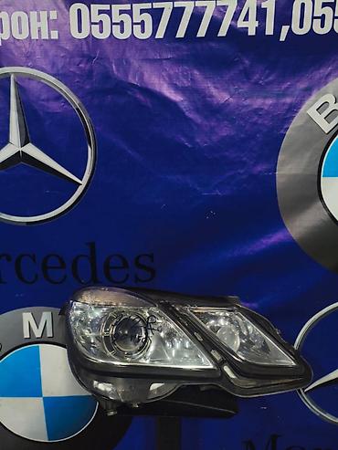 ангельские: Передняя правая фара Mercedes-Benz 2010 г., Б/у, Оригинал, Япония — 1