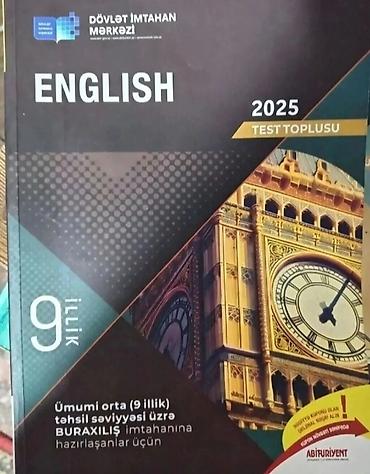 Testlər: DİM test topluları və tədris vəsaiti dəsti • English – 2025 Test — 1