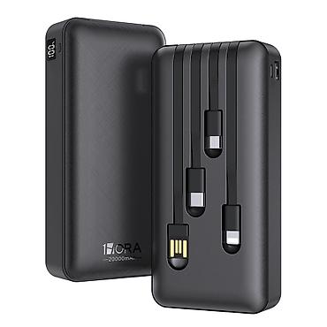 Powerbanklar: №: 17316 Məhsulun adı: Xarici akkumulyator 1HORA GAR159 20000mAh Black — 1