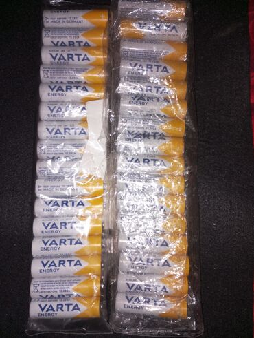 канцтовары оптом: Varta Energy, Germany, AAA и АА 1,5V Батарейки пальчиковые оригинал