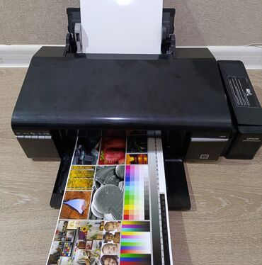 цветной принтер epson l805 цена: Принтер 6 цветов Epson L805 с Wi-Fi печать с телефона, включается