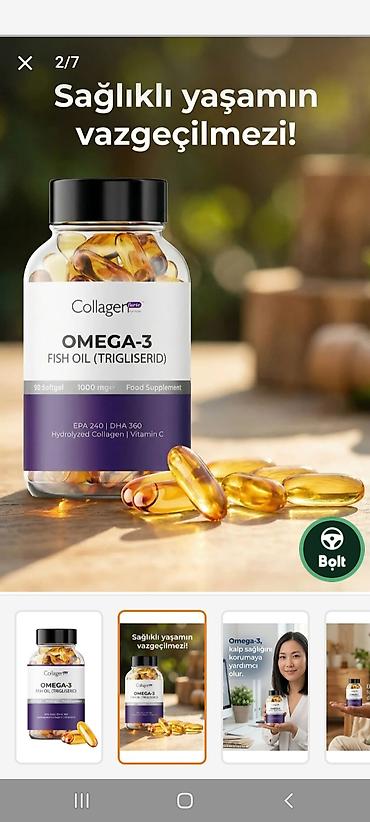 venostop gel qiyməti: Məhsul: Collagen Forte Omega-3 Fish Oil (Trigliserid) – qida əlavəsi — 1