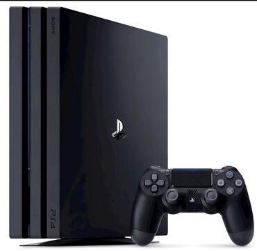 Sony PlayStation 4 Pro konsolu, dörd ədəd USB portu və HDMI çıxışı ilə