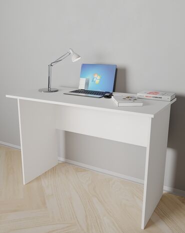 аристократ мебель: Офисный Стол, цвет - Белый, Новый