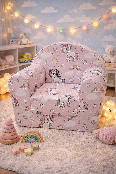 Foteljice: Dečja foteljica na razvlačenje - Mekana, lagana i bez oštrih ivica – — 7
