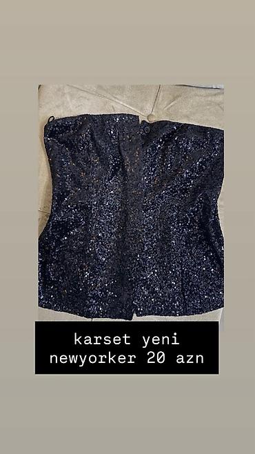 kimya dim 2025 pdf: Brend: New Yorker Məhsul: Qara parıltılı korset/top Təsvir: - Tam — 1