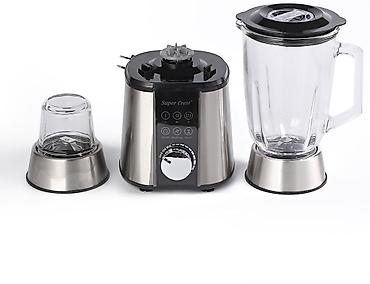 blender dessini: Super Crest STC-8052 2‑in‑1 blender Xüsusiyyətlər: - Güc: 600 W - 2 — 5