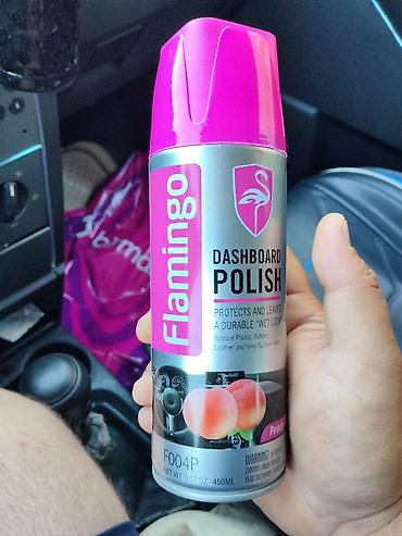 Транспорт: Flamingo Dashboard Polish – avtomobil salonu üçün cilalama spreyi - — 1