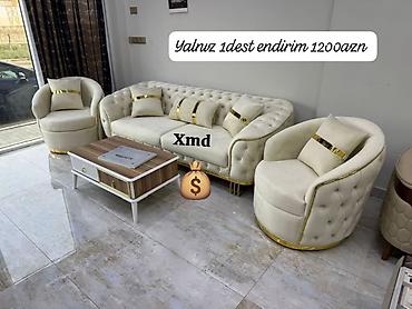Divan və kreslo dəstləri: Yeni, Divan, 2 kreslo — 1