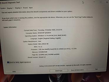 acer nitro 1: Yeni Acer Nitro, 15 ", Intel Core i5, 512 GB — 6
