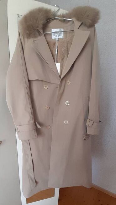 paltolar ve qiymetleri: Palto XL (EU 42), rəng - Bej