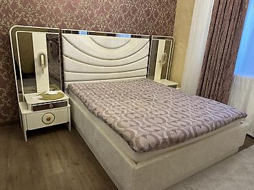 Qonaq otağı dəstləri: Zövqlü interyer üçün ağ rəngdə mebel dəsti - Yemək masası və 8 ədəd — 5