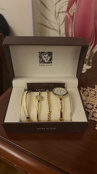anne klein: Yeni, Klassik Saat dəsti, rəng - Qızılı — 2