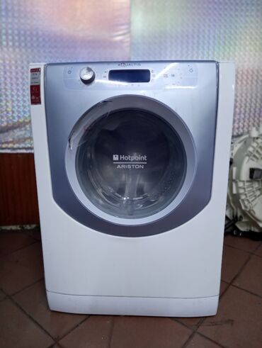запчасти стиральной машины: Стиральная машина Hotpoint Ariston, Б/у, Автомат, До 7 кг, Полноразмерная