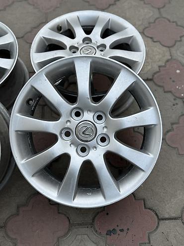 work r18: Литые Диски R 16 Lexus, Комплект, отверстий - 5, Б/у — 2
