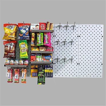 Стеллажи: Панель перфорированная, настенная, для магазина и склада — 9