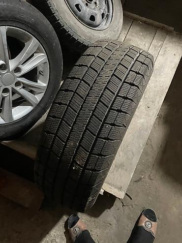 Унаа: Дөңгөлөктөр монтажда 215 / 60 / R 16, Кыш, Жаңы, Комплект, Жол тандабастар (АТ/МТ), Куйма, тешиктери - 5 — 2