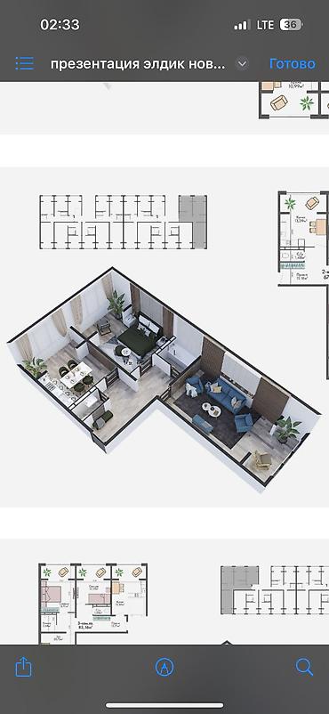 Новостройки от застройщика: 2 комнаты, 67 м², Технопарк 106 серия, 9 этаж, ПСО (под самоотделку) — 4