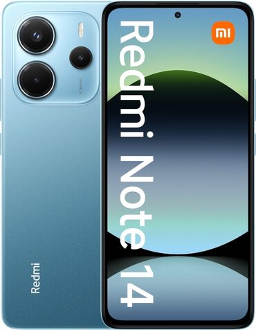 телефон редми а6: Redmi, Redmi Note 14, Жаңы, 128 ГБ, түсү - Көгүлтүр