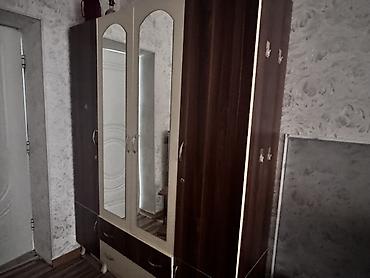 Geniş həcmli paltar dolabı - Material: laminat/MDF tipli taxta