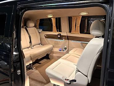 Mercedes-Benz: Mercedes‑Benz Vito – qara rəngli, uzun kuzovlu miniven — 6