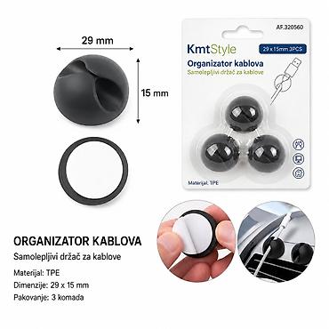 Phone Cables: KMT Kopča za kablove 3283560 Samolepljivi držač/organizer za kablove — 1