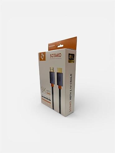 Audio və video kabellər: SOTAKO 8K HDMI 2.1 kabeli 5 m -9 azn 3 m - 5 azn 1.5 m -3 azn - — 4