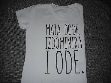 Majice kratkih rukava: Majice zenske sa štampom. Različiti motivi i natpisi. - Crne majice — 3