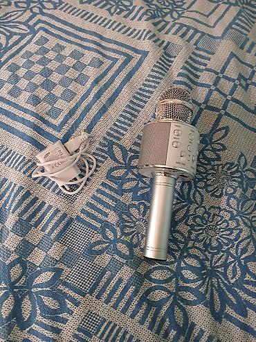 Mikrofonlar: WS-858 Karaoke Mikrafon işlək vəziyyətdədi. Ünvan Biləcəri qəsəbəsi — 2