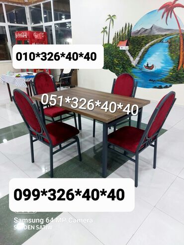 Masa və oturacaq dəstləri: Masa və oturacaq dəstləri — 8